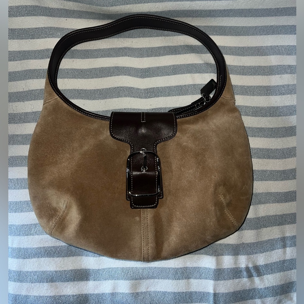 Coach suede purse